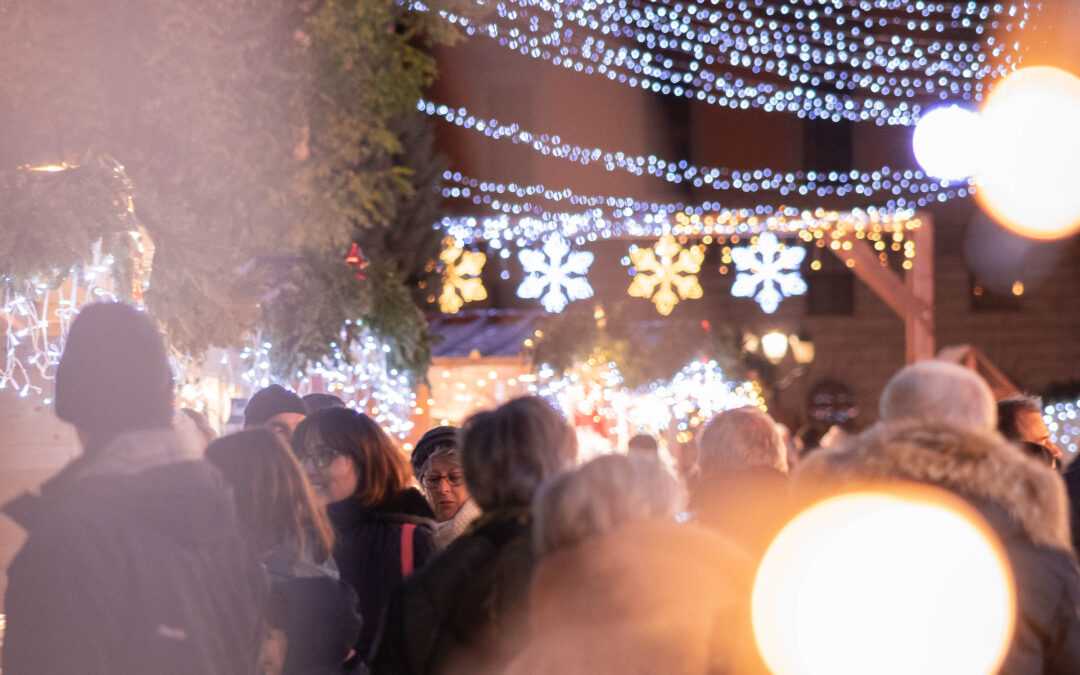 Inauguration du marché de noël d&rsquo;Annecy