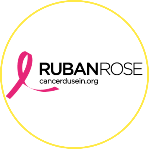 Ruban rose logo association